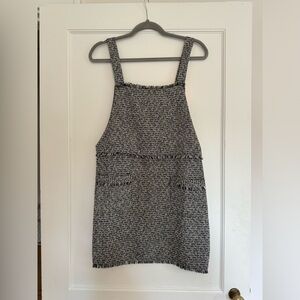 Mink Pink Black and White Tweed Jumper - Size M